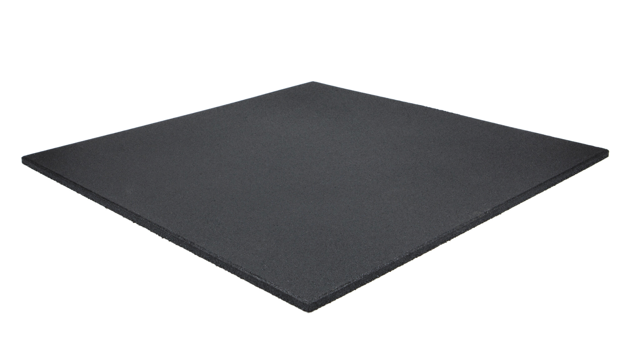 Standard Black Fitness Tile 20 mm | rubber sporttegel - productfoto