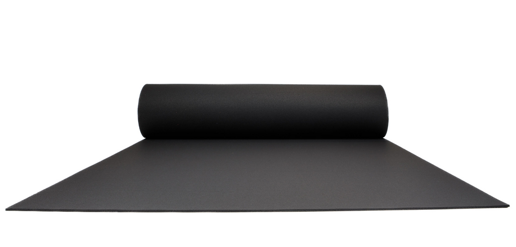 Sportflooring Roll Pure Black | rubber sportvloer rol - sfeerfoto 3