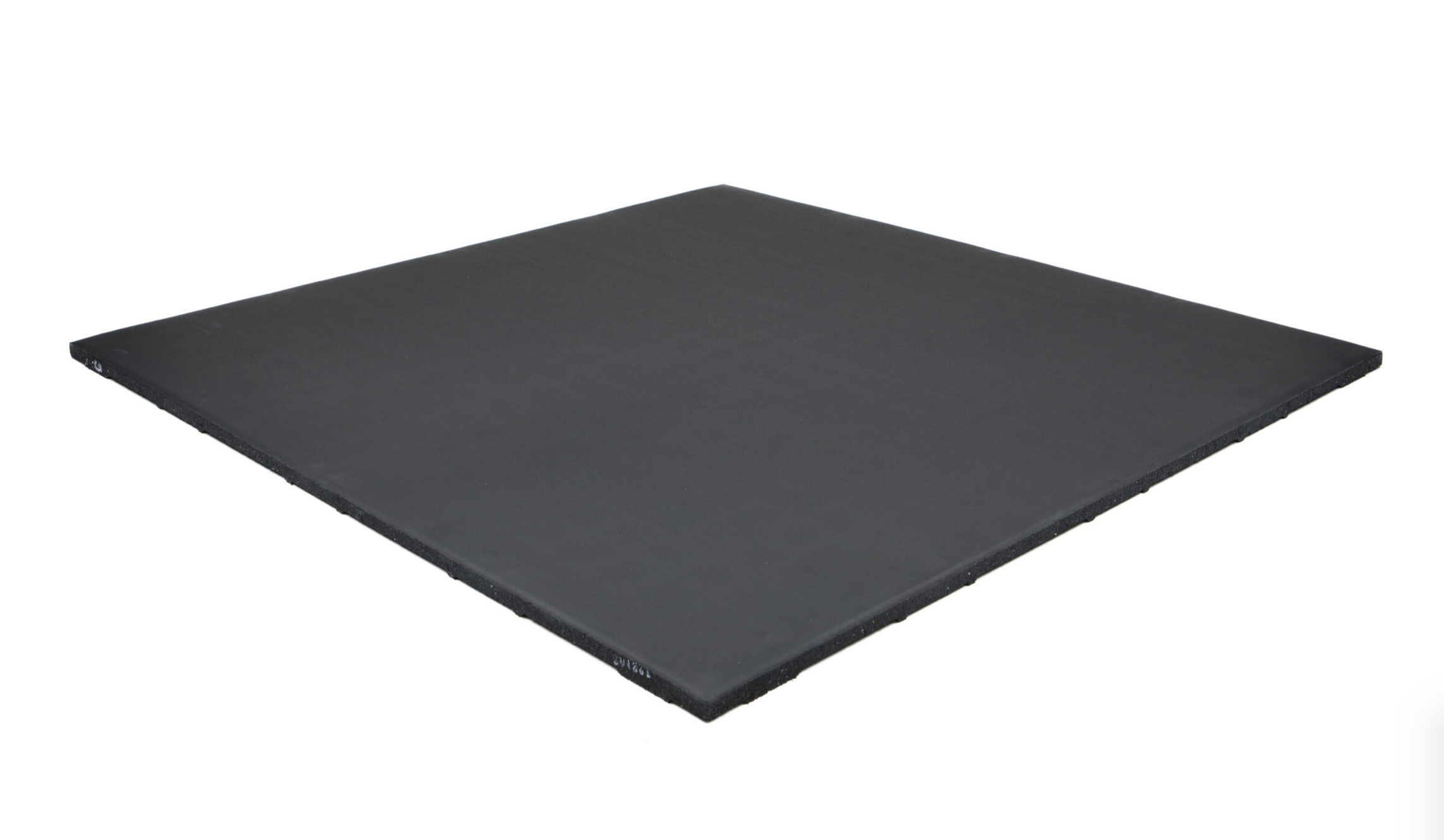 Pure Black Tile | rubber sporttegel - productfoto