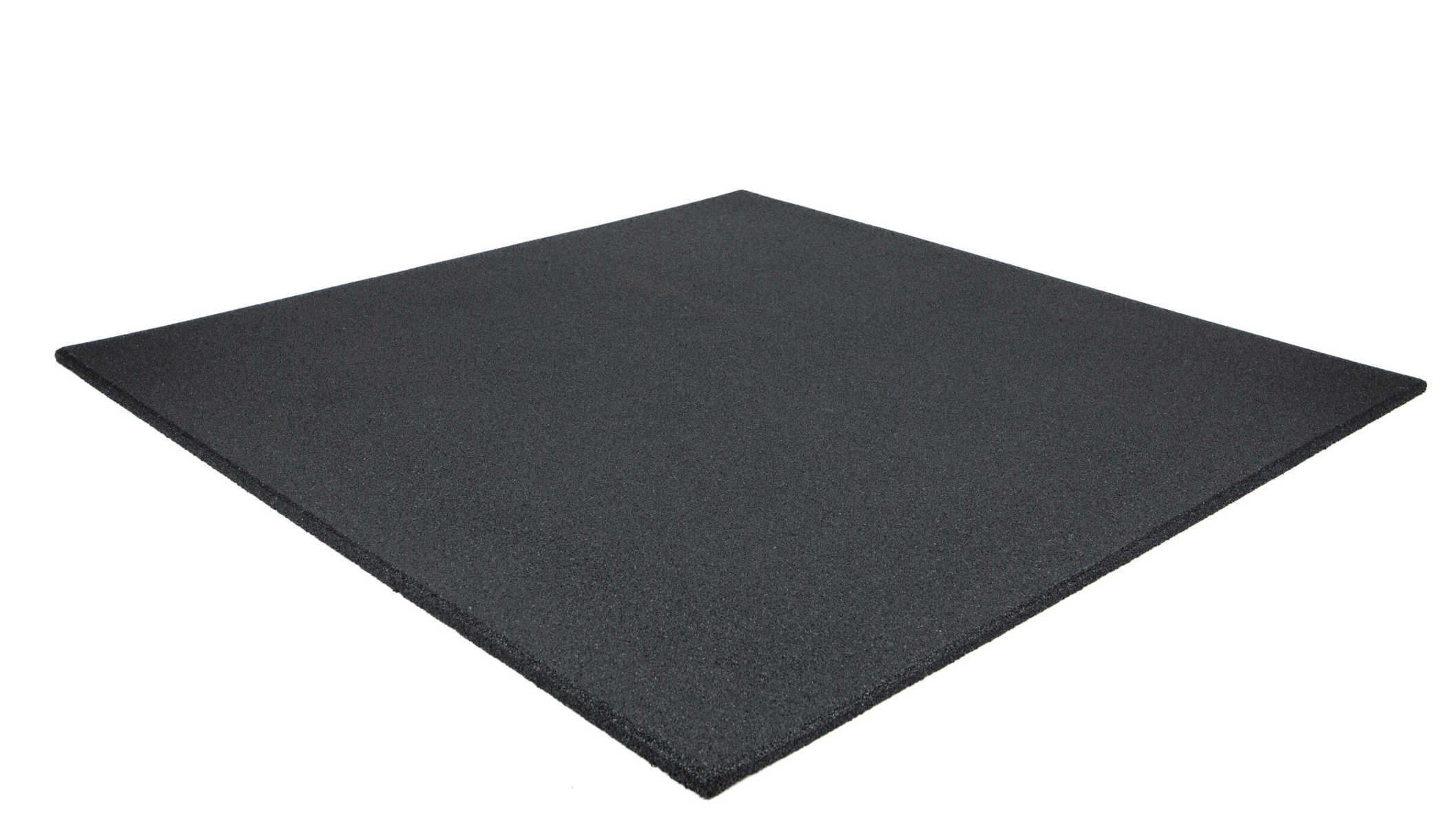 Standard Black Fitness Tile 10 mm | rubber sporttegel - productfoto