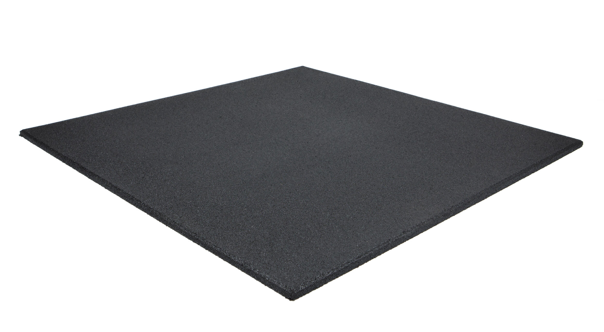 Standard Black Fitness Tile 15 mm | rubber sporttegel - productfoto