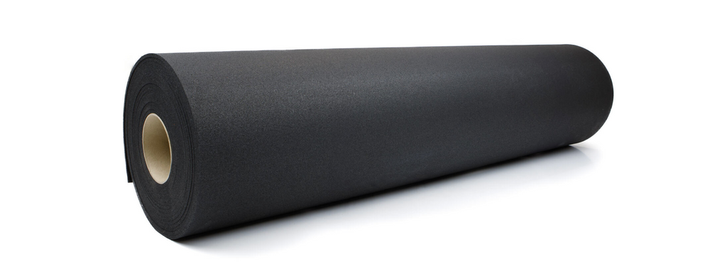 Sportflooring Roll Pure Black | rubber sportvloer rol - productfoto